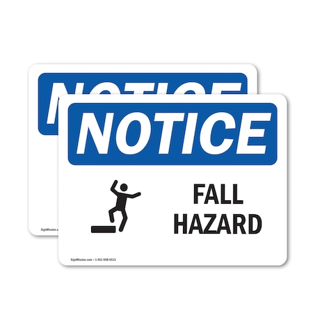 Signmission 5 in Height, 7 in Width, Vinyl Decal, Rectangle OS-2PACK-NS-D-57-L-12428